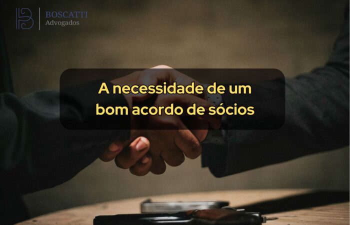 Bom acordo entre sócios